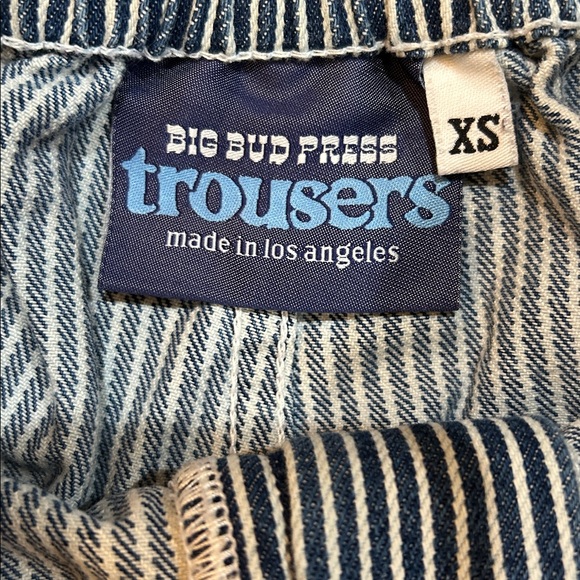 Big Bud Press Railroad Stripe Trouser Jeans XS - Picture 6 of 12